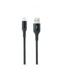 Cable USB 2.0 Lightning Nanocable 10.10.0401-COBK/ USB Macho - Lightning Macho/ 1m/ Negro