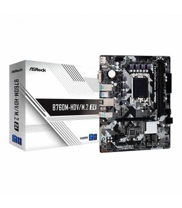 Asrock B760M-HDV/M2 DDR4. Socket 1700. Micro-ATX.