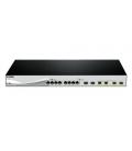 D-Link DXS-1210-12SC/E switch Gestionado L2 10G Ethernet (100/1000/10000) 1U Negro, Plata