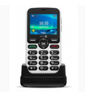 Telefono movil doro 5860 white - black - 2.4pulgadas - 4g - blanco y negro