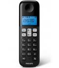 Philips D1611B/34 teléfono Teléfono DECT Identificador de llamadas Negro
