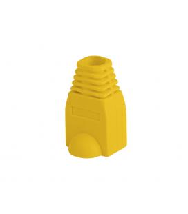 Funda protectora lanberg plb - 1000 - y para conector rj45 pack de 100 unidades amarillo