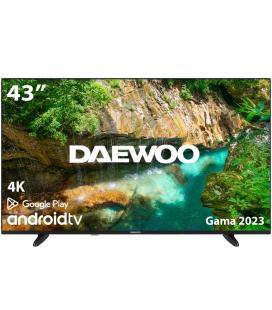 Tv daewoo 43" led 4k uhd - 43dm62ua - android smart tv - wifi - hdr - hdmi - usb - bluetooth - tdt 2 - satelite