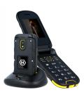 Telefono movil hammer bow black 2.4pulgadas - 2mpx - 2g - negro - amarillo