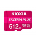 Tarjeta memoria micro secure digital sd kioxia 512gb exceria plus uhs - i c10 r98 con adaptador
