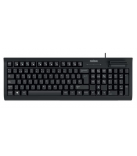 TECLADO NILOX CON LECTOR DNI USB ESPAÑOL