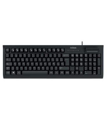 TECLADO NILOX CON LECTOR DNI USB ESPAÑOL