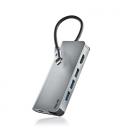 NGS WONDER DOCK 8 USB 2.0 Type-C 1024 Mbit/s Plata