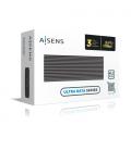 Caja Externa para Disco SSD M.2 NVMe Aisens ASM2-023GR/ USB 3.2/ Sin tornillos