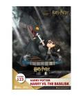 Figura beast kingdom dstage harry potter y la cámara secreta harry vs basilico