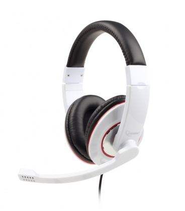 GEMBIRD AURICULARES ESTEREO, BLANCO BRILLANTE