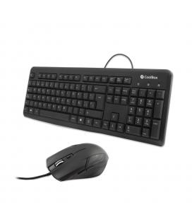 Kit teclado + raton coolbox usb negro coo - ktr - 01u