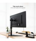 TooQ DB1701TN-B soporte para monitor 81,3 cm (32") Negro Escritorio