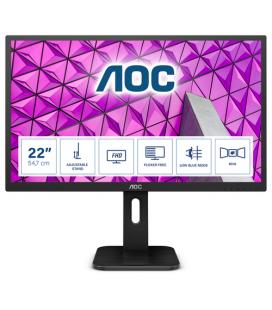 Monitor AOC 22P1 21.5"/ Full HD/ Multimedia/ Negro