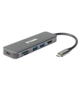 D-Link DUB-2327 6-in-1 USB-C Hub HDMI-CR-PD