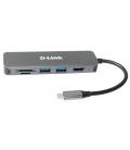 D-Link DUB-2327 6-in-1 USB-C Hub HDMI-CR-PD