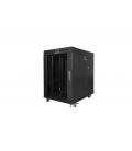 Armario lanberg rack 19pulgadas 15u 800x1000 lcd puerta cristal flat pack negro