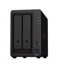 Servidor nas synology disk station ds723+ 2bay 2.6 ghz dc 2gb ddr4 2x gbe 1x usb3.2 gen i 1x esata