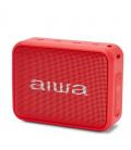 Altavoz con bluetooth aiwa bs-200rd/ 6w/ 1.0/ rojo