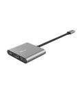 Adaptador Trust Dalyx 3 IN 1/ USB Tipo-C Macho - HDMI Hembra/ USB 3.1 / USB Tipo-C