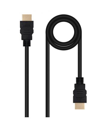 Cable HDMI 2.0 4K Nanocable 10.15.3800/ HDMI Macho - HDMI Macho/ 50cm/ Negro