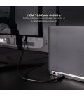 Cable HDMI 2.0 4K Nanocable 10.15.3801/ HDMI Macho - HDMI Macho/ 1m/ Negro