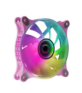 Ventilador Mars Gaming MF-3D/ 12cm/ ARGB/ Rosa