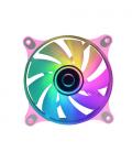 Ventilador Mars Gaming MF-3D/ 12cm/ ARGB/ Rosa