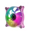 Ventilador Mars Gaming MF-3D/ 12cm/ ARGB/ Rosa