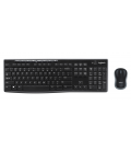 COMBO TECLADO RATON MK270 UK INALAMBRICO NEGRO