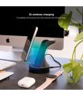 TooQ Base de Carga Inalámbrica para Apple Watch y iPhone/Smartphone, Negro