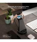 TooQ Base de Carga Inalámbrica para Apple Watch y iPhone/Smartphone, Negro