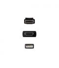 Cable Conversor Nanocable 10.15.4352/ HDMI Macho - DisplayPort Macho/ 1.8m/ Negro