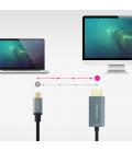 Cable Conversor Nanocable 10.15.5162/ USB Tipo-C Macho - HDMI Macho/ 1.8m/ Negro