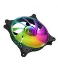 Pack 3 Ventiladores Mars Gaming MF-3DKIT/ 12cm + HUB + Mando a Distancia/ ARGB/ Negro