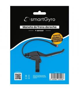 Maneta de freno derecho + sensor para patinete eléctrico smartgyro pp27-082/ compatible con speedway / rockway y crossover