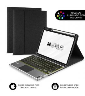 Funda con teclado subblim keytab pro bt para tablet ipad 10.9' 10a gen/ negra