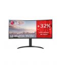 Monitor LED LG 34wp75cp 34" 3440 x 1440 21:9 5ms HDMI display port USB-c altavoces reg. altura gaming