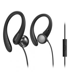 Auriculares Deportivos Philips TAA1105BK/ con Micrófono/ Jack 3.5/ Negros