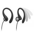 Auriculares Deportivos Philips TAA1105BK/ con Micrófono/ Jack 3.5/ Negros