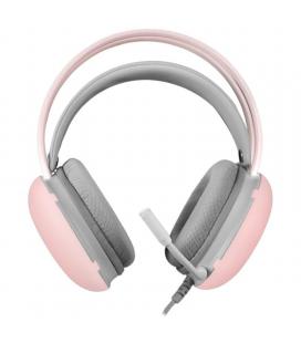 Auriculares gaming con micrófono mars gaming mh-glow/ jack 3.5/ rosas