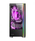 Mars Gaming MC-ULTRA Negro Torre Gaming Custom XXL E-ATX Doble Tira LED ARGB Doble Ventana Cristal Templado Estructura Cámara Du