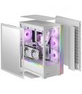 Mars Gaming MC-ULTRA Blanco Torre Gaming Custom XXL E-ATX Doble Tira LED ARGB Doble Ventana Cristal Templado Estructura Cámara D