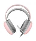 Mars Gaming MH-GLOW Rosa Auriculares 360° Full Chroma RGB Flow Micrófono Cancelación de Ruido Diseño Ultra-ligero Almohadillas M