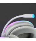 Mars Gaming MH-GLOW Rosa Auriculares 360° Full Chroma RGB Flow Micrófono Cancelación de Ruido Diseño Ultra-ligero Almohadillas M