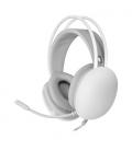 Mars Gaming MH-GLOW Blanco Auriculares 360° Full Chroma RGB Flow Micrófono Cancelación de Ruido Diseño Ultra-ligero Almohadillas