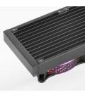 Mars Gaming ML-ULTRA360 Negro Refrigeración Líquida CPU TDP 650W Espejo Infinito 3 Ventiladores Silenciosos FDB ARGB Tubos ARGB 