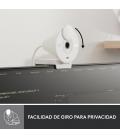 Webcam logitech brio 300 blanco crudo FULL HD USB tipo c