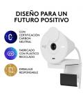 Webcam logitech brio 300 blanco crudo FULL HD USB tipo c