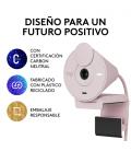 Webcam logitech brio 300 rosado FULL HD USB tipo c